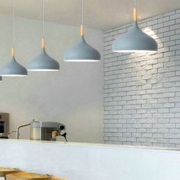 Moderne Anhengslampe I Aluminium, Justerbar Lyskilde For Hjemmet