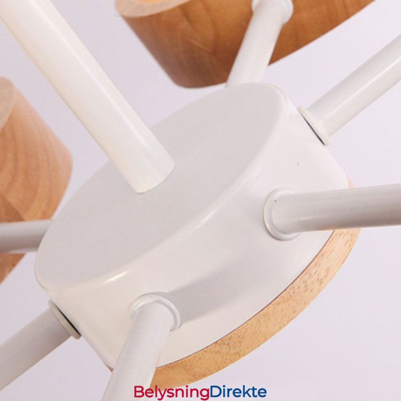 Nordisk Unik Pendellampe I Tre