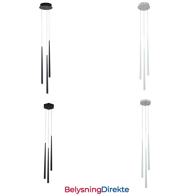 Moderne Enkel Pendellampe Sylinderformet Belysning Meteorregnlampe