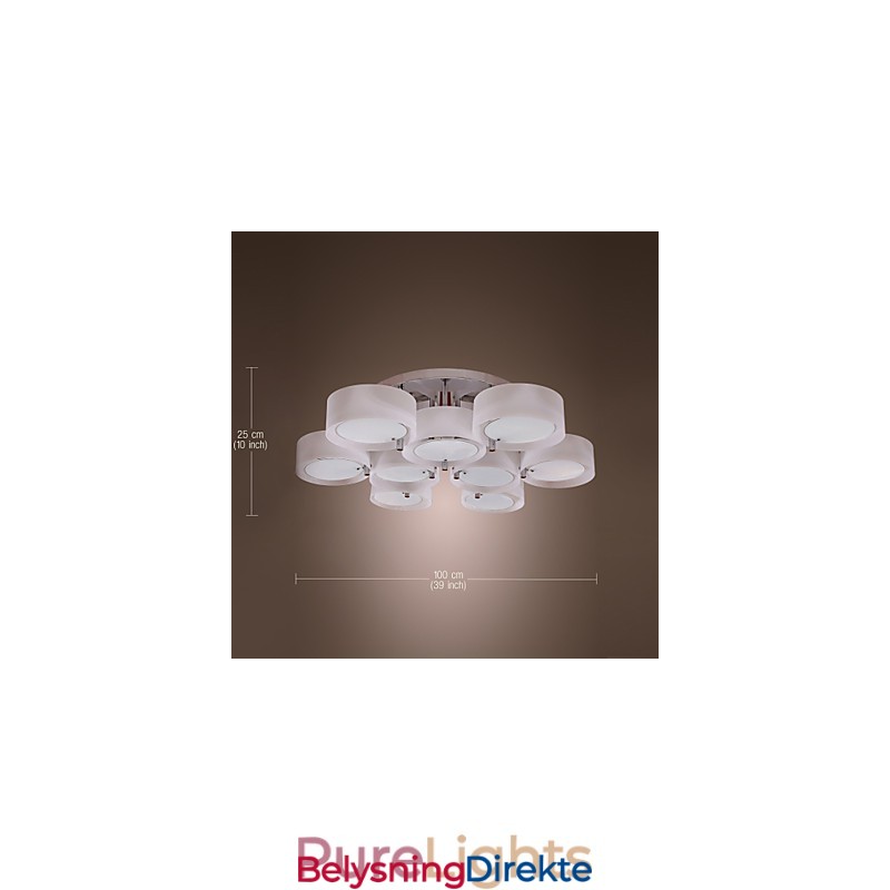 Moderne Samtidskrone I Metall Med Innfelt Montering