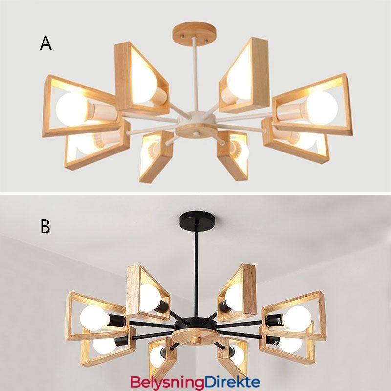 Moderne Vifteformet Lysekrone Elegant Trependellampe