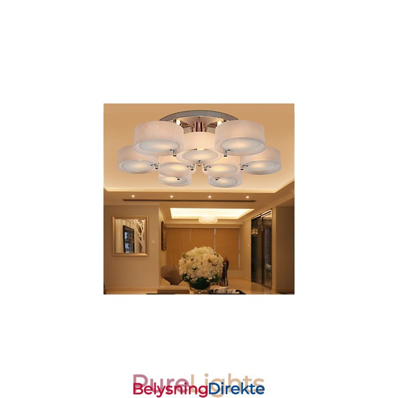 Moderne Samtidskrone I Metall Med Innfelt Montering