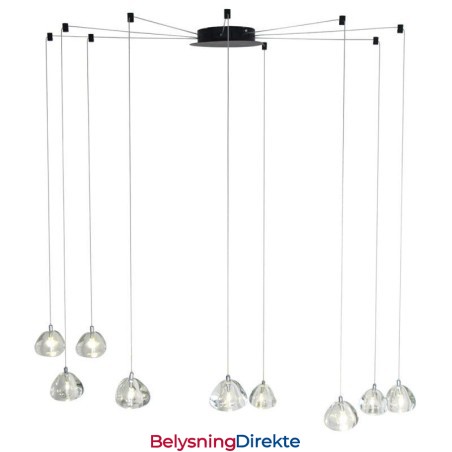 Moderne Anhengslampe Krystalllysekrone Lys Hjemmebelysningslampe