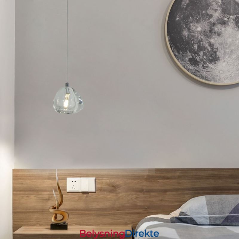 Moderne Anhengslampe Krystalllysekrone Lys Hjemmebelysningslampe