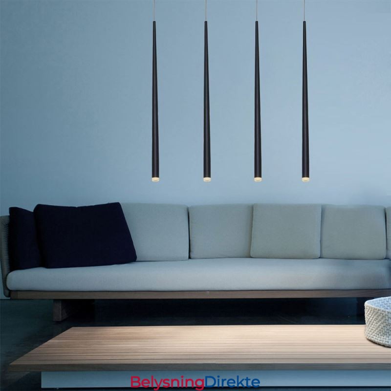 Moderne Pendellampe Sylinderformet Lampe Meteor Rain Lighting