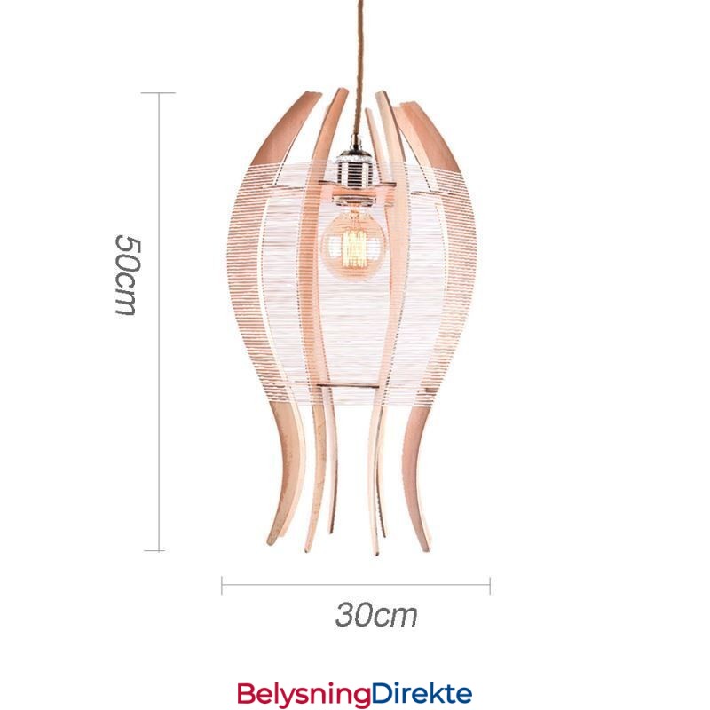 Diy Nordisk Trefisk Pendellampe