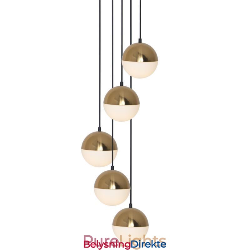 Nordisk Klyngependellampe Kreativ Sirkelformet Lampebelysning