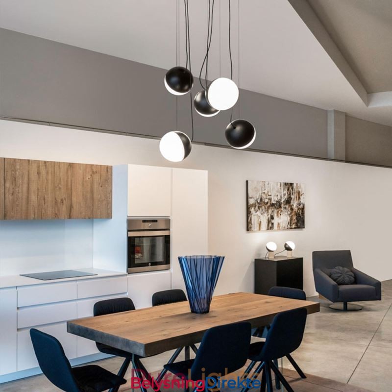 Nordisk Klyngependellampe Kreativ Sirkelformet Lampebelysning