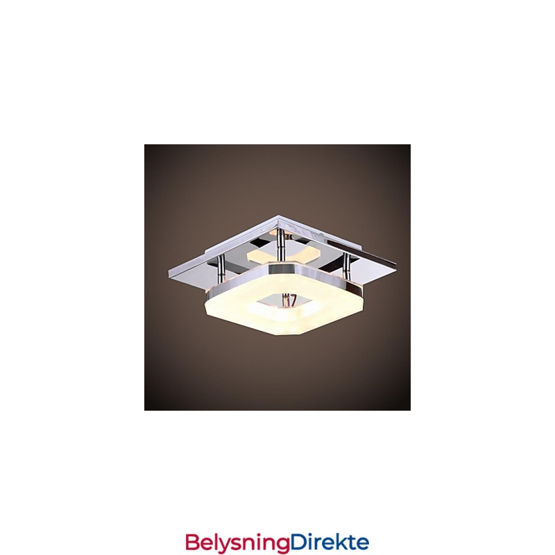 Akryl Innfelt Montering 1 Lys Moderne Akryl Galvanisering Rustfritt Stål