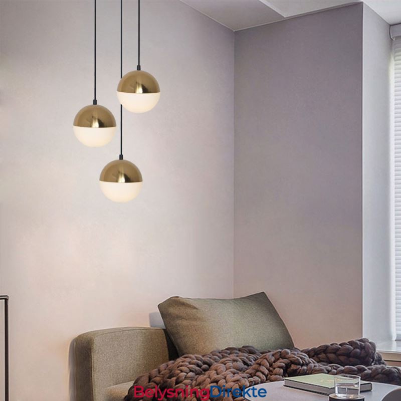 Nordisk Kuleformet Pendellampe, Moderne Og Kreativ, Rund Form, Lampebelysning