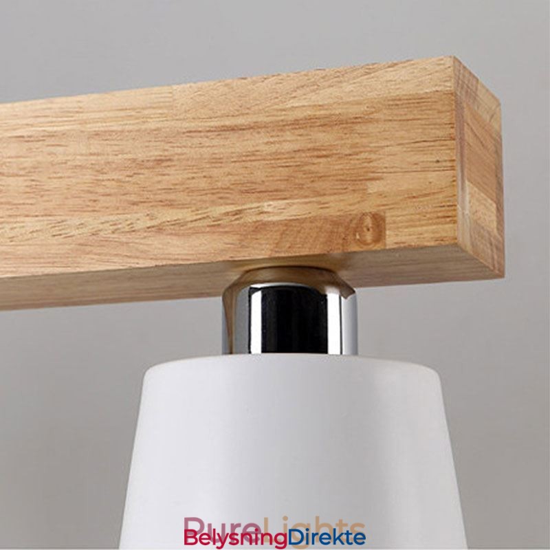 Nordisk Trelysekrone Unik Rett Pendellampe Kafé