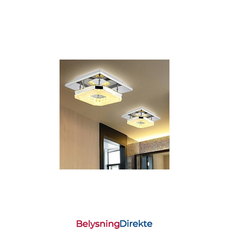 Akryl Innfelt Montering 1 Lys Moderne Akryl Galvanisering Rustfritt Stål