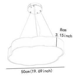 Pendellampe Moderne Enkel Skylampe Kreativ Tegneseriebelysning