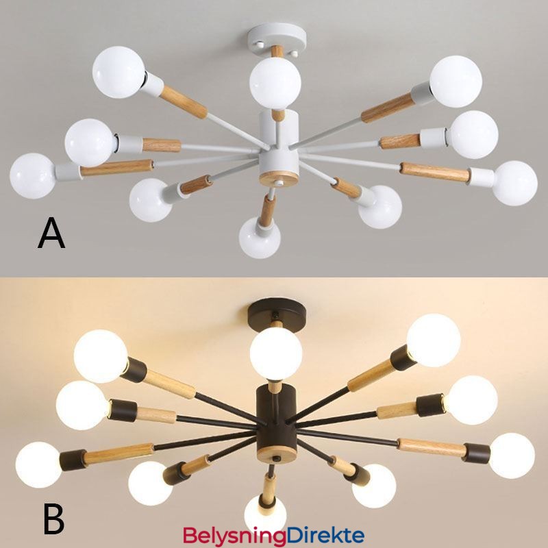 Nordisk Pendellampe Kreativ Magisk Bønne-Vedhengelampe