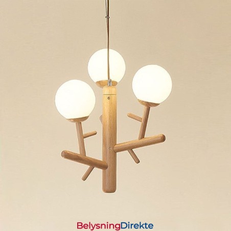 Nordisk Kreativ Pendellampe I Tre