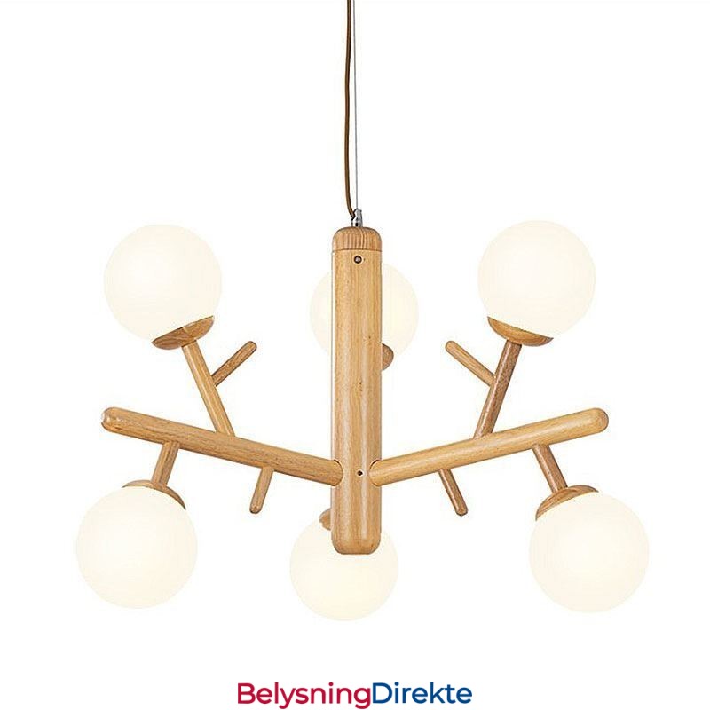 Nordisk Kreativ Pendellampe I Tre