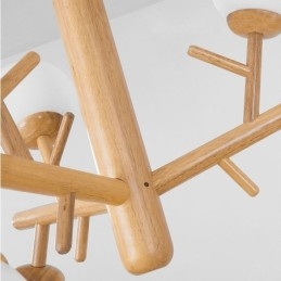 Nordisk Kreativ Pendellampe I Tre