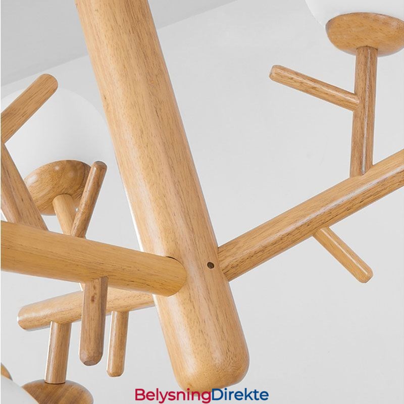 Nordisk Kreativ Pendellampe I Tre