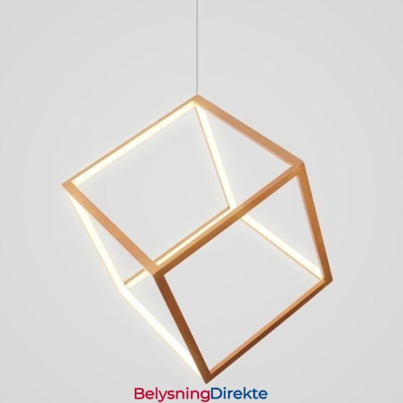 Postmoderne Pendellampe Geometrisk Gullfarget Hengelampe