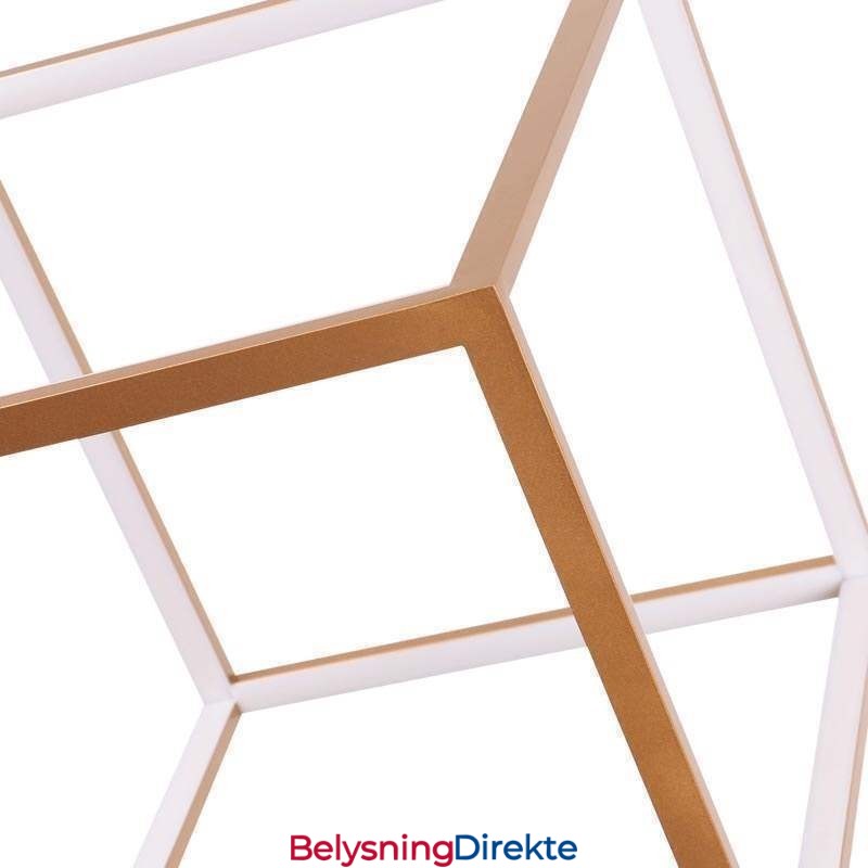 Postmoderne Pendellampe Geometrisk Gullfarget Hengelampe