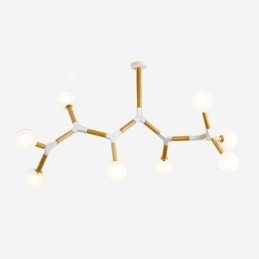 Nordisk Magisk Bønne Pendellampe Kreativ Trebelysning