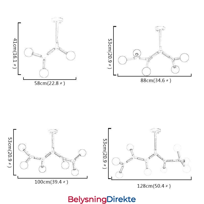 Nordisk Magisk Bønne Pendellampe Kreativ Trebelysning