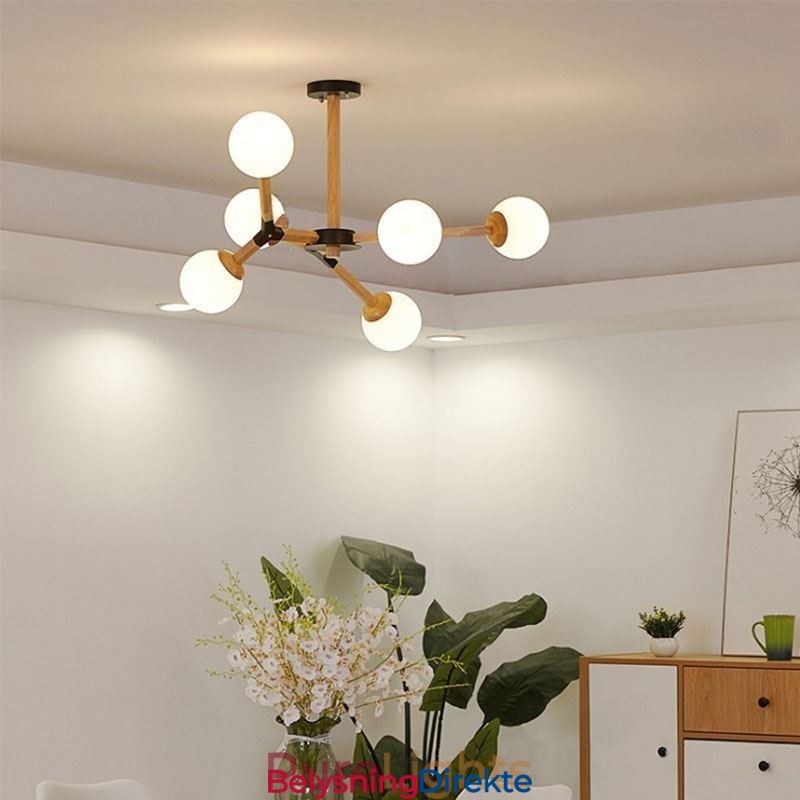 Nordisk Magic Bean-Pendellampe Kreativ Trelampe