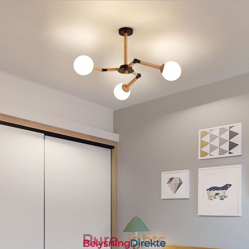 Nordisk Magic Bean-Pendellampe Kreativ Trelampe