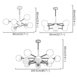 Magic Bean Pendellampe Kreativ Nordisk Trelampe