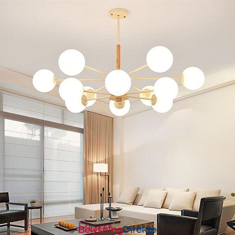 Magic Bean Pendellampe Kreativ Nordisk Trelampe