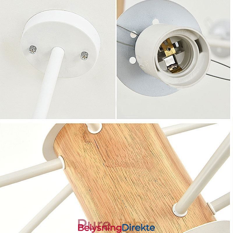 Magic Bean Pendellampe Kreativ Nordisk Trelampe