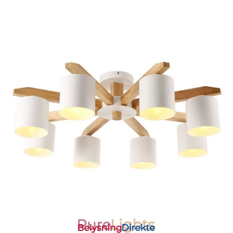 Nordic Log Pendellampe Macaron Lampe