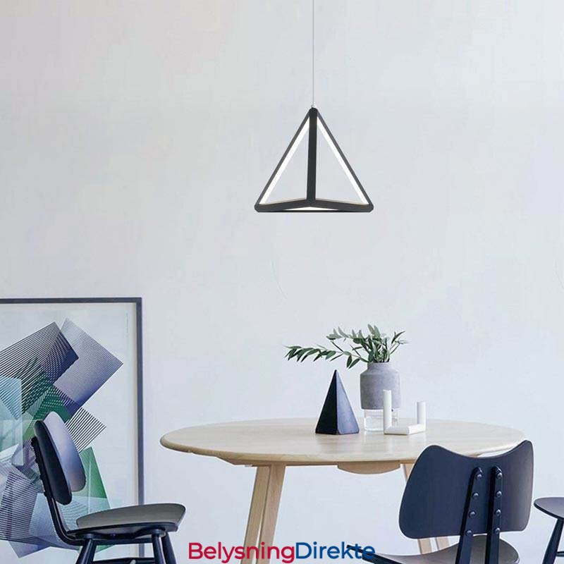 Postmoderne Pendellampe Geometrisk Trekantlampe Kreativ Lampebelysning