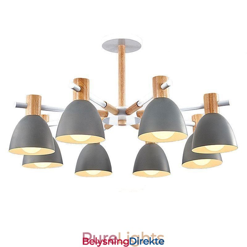 Moderne Enkel Macaron-Anhengslampe Kreativ Trebelysning