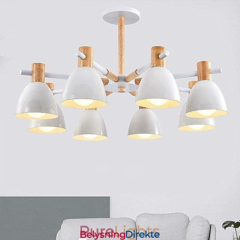 Moderne Enkel Macaron-Anhengslampe Kreativ Trebelysning