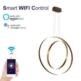 Nordisk Pendellampe I Akryl, Ringformet Pendellampe