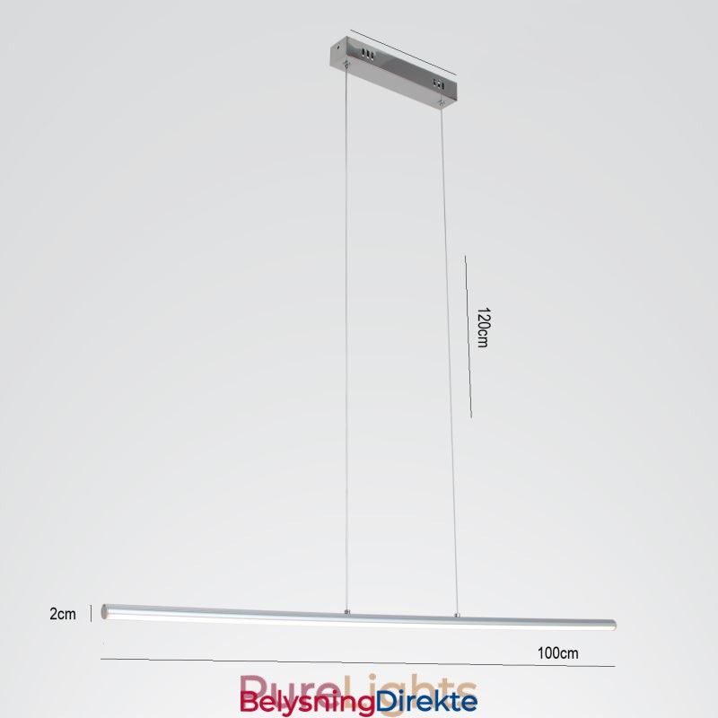 Nordisk Pendellampe Akryl Kreativ Sylindrisk Pendellampe