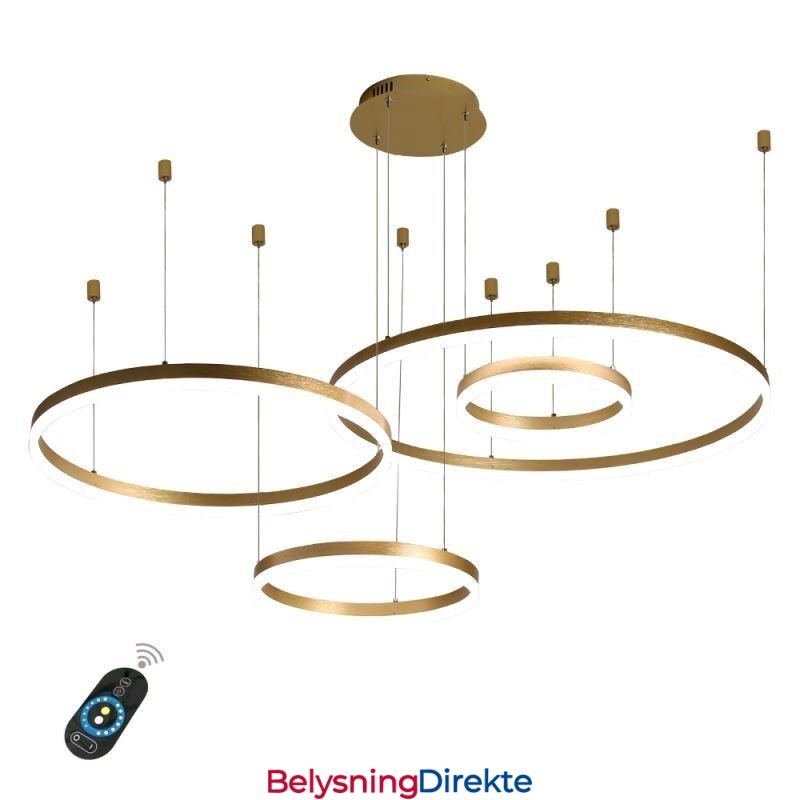 Postmoderne Pendellampe I Akryl, Ringformet Pendellampe