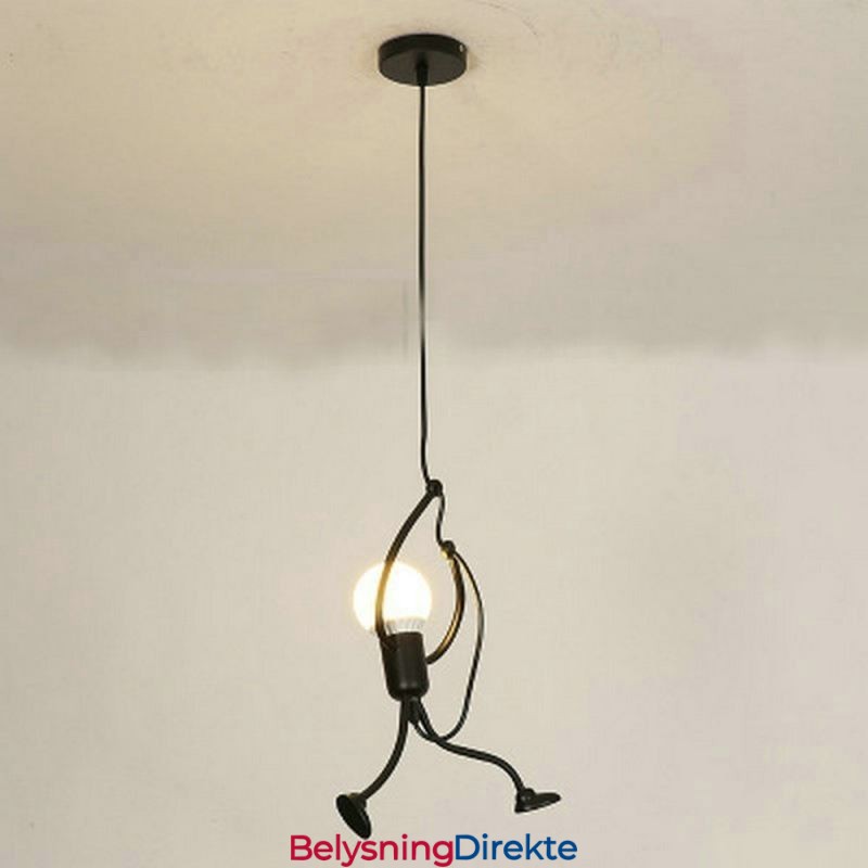 Moderne Enkel Pendellampe Liten Mannsformet Lampe Kreativ Lampe