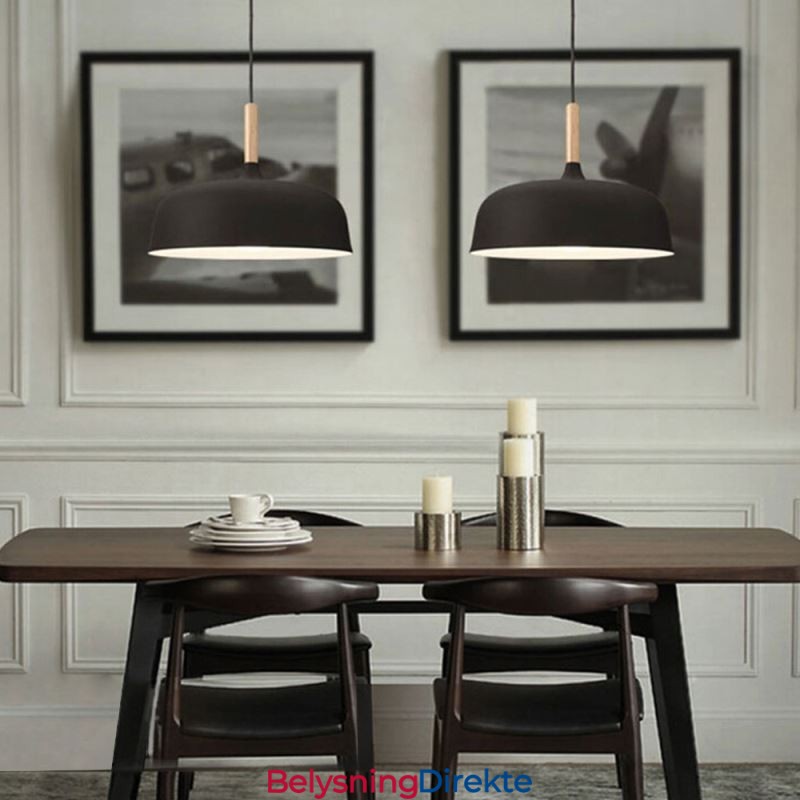 Nordisk Pendellampe Individuell Justerbar Lampe Hjem Varme Belysning Lys