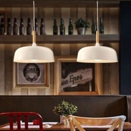 Nordisk Pendellampe Individuell Justerbar Lampe Hjem Varme Belysning Lys