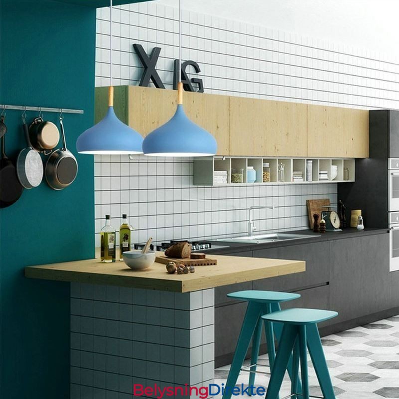 Moderne Anhengslampe I Aluminium, Justerbar Lyskilde For Hjemmet