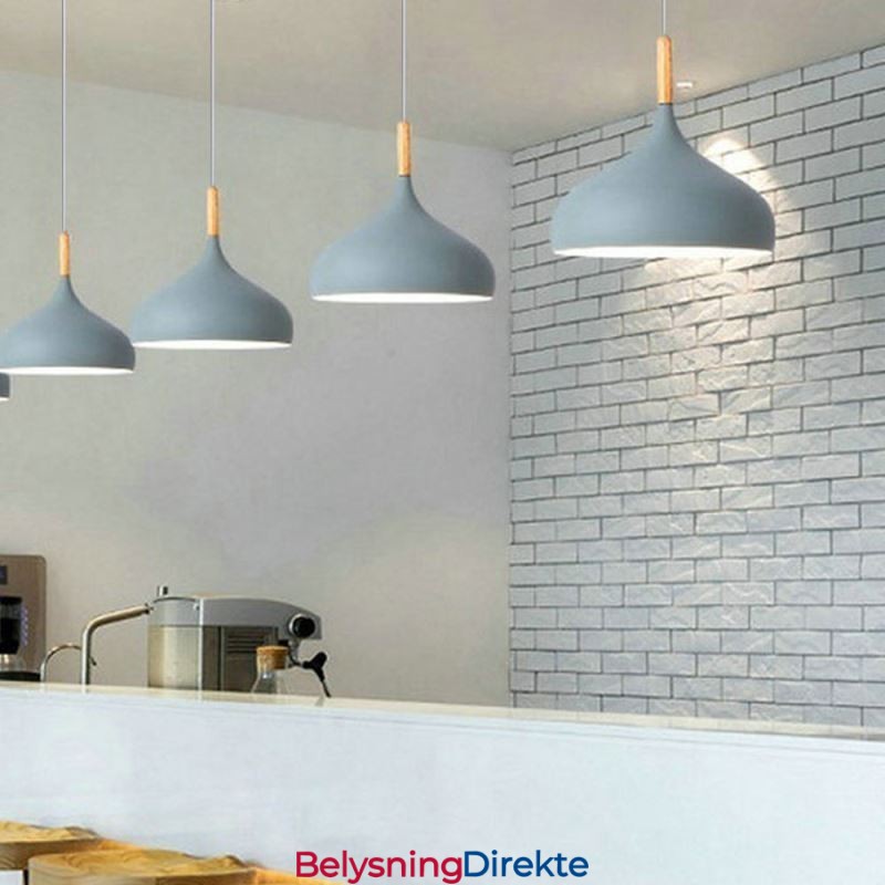 Moderne Anhengslampe I Aluminium, Justerbar Lyskilde For Hjemmet