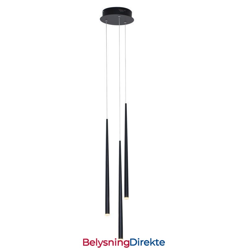 Moderne Enkel Pendellampe Sylinderformet Belysning Meteorregnlampe