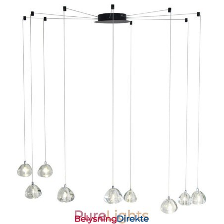 Moderne Anhengslampe Krystalllysekrone Lys Hjemmebelysningslampe