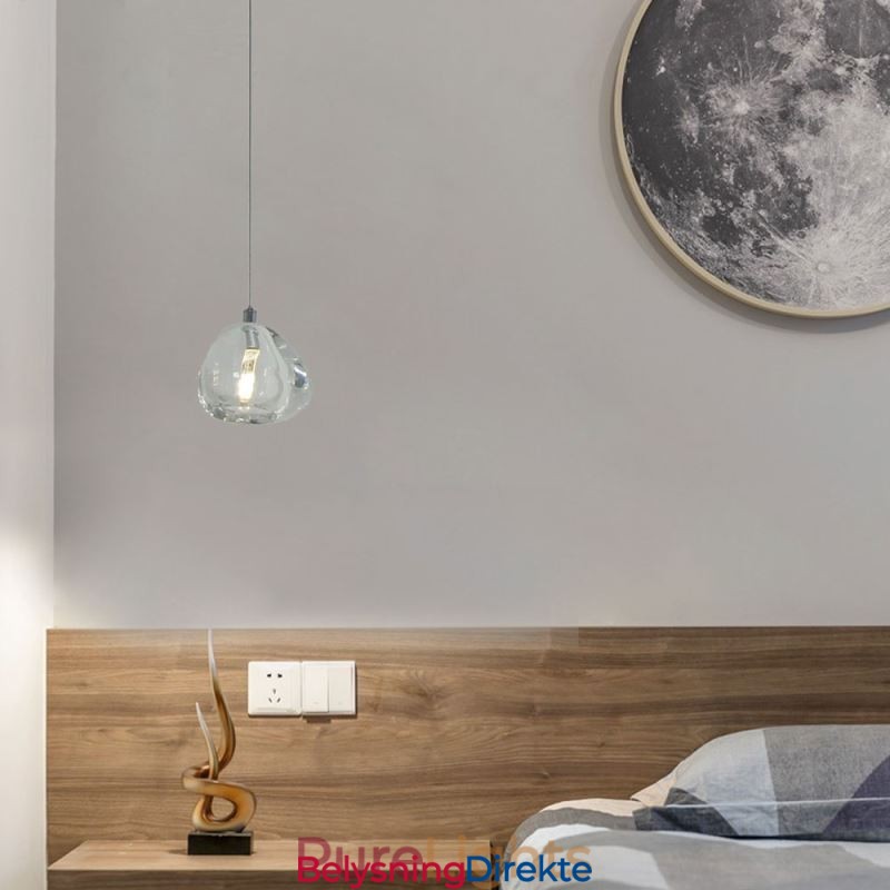 Moderne Anhengslampe Krystalllysekrone Lys Hjemmebelysningslampe