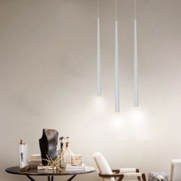 Moderne Pendellampe Sylinderformet Lampe Meteor Rain Lighting