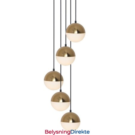 Nordisk Klyngependellampe Kreativ Sirkelformet Lampebelysning