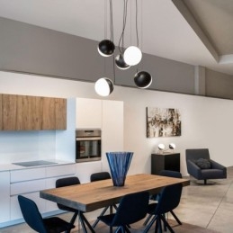 Nordisk Klyngependellampe Kreativ Sirkelformet Lampebelysning