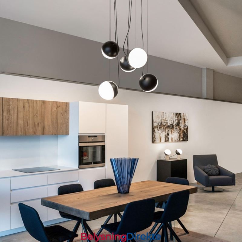 Nordisk Klyngependellampe Kreativ Sirkelformet Lampebelysning